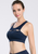 Hollow Out Mesh Cross Strap Bra