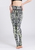 High Waist Zebra Printed Yoga Pants